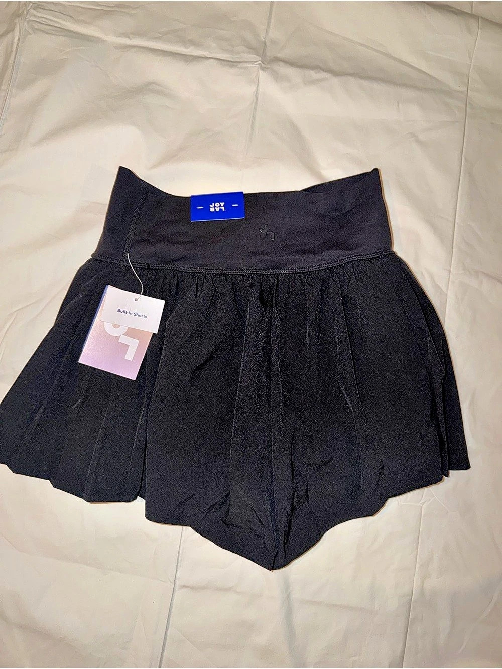 JoyLab High-Rise Shorts Athletic Skirt with built in Shorts, Size M
